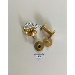 ネジ式カシメ ゴールド シルバー 持ち手 金具...の詳細画像1