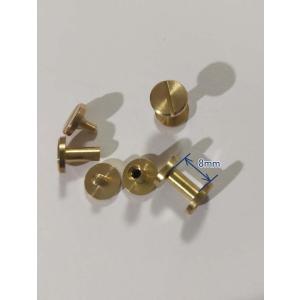 ネジ式カシメ ゴールド シルバー 持ち手 金具...の詳細画像2