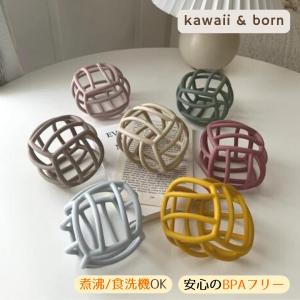 kawaii&amp;born おもちゃ オリジナルベビーボール シリコン オーボール シリコンボール ka...