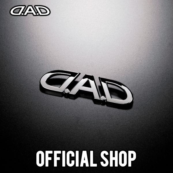 クロームメッキコーティングエンブレム D.A.D ロゴエンブレム HA572-01 Mサイズ かっこ...