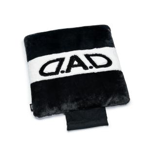 D.A.D もふもふクッション ブラック/ホワ...の詳細画像1