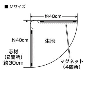 D.A.D マグネット フェイス カーテン 1...の詳細画像4