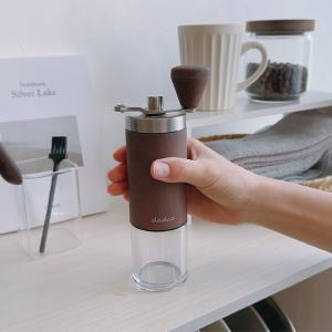 コーヒーミル 手動 手挽き お手入れブラシ付き...の詳細画像3