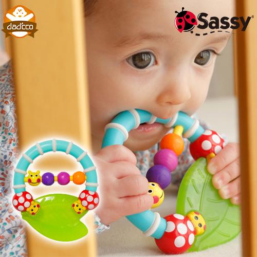 歯固め サッシー カミカミあおむし はがため 歯がため おしゃれ かわいい 赤ちゃん おもちゃ sa...