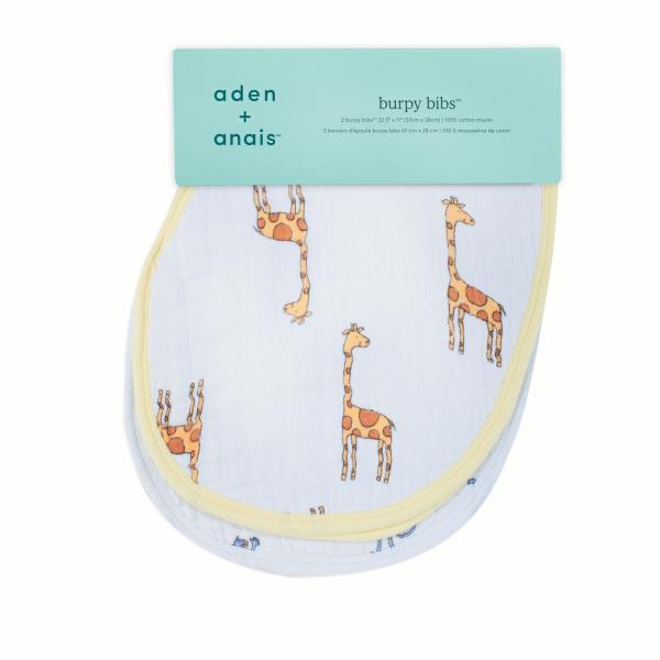 aden + anais エイデンアンドアネイ バーピービブ 2枚入り | コットン ビブ よだれか...