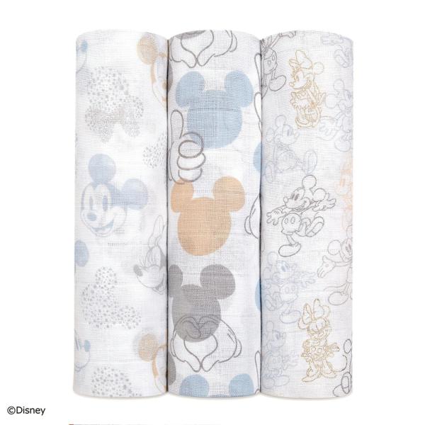 aden + anais エイデンアンドアネイ スワドル ディズニーコレクション 3枚セット | お...