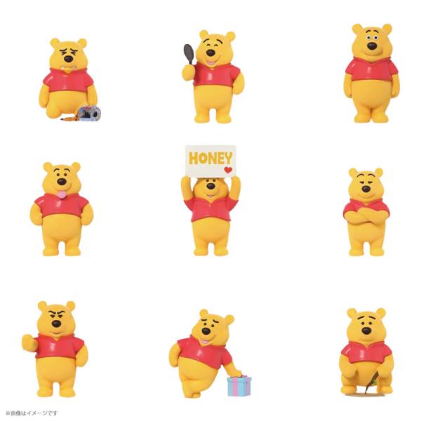52TOYS BLINDBOX プーさん ファニーフェイス 1BOX8個セット ディズニー Disn...