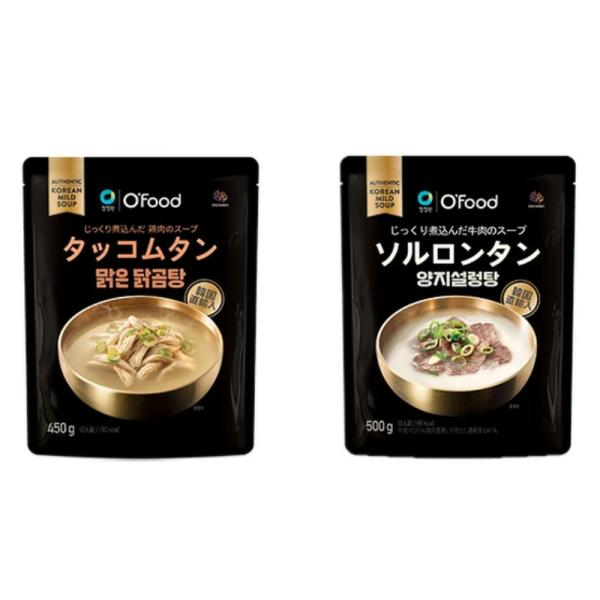 ソルロンタン タッコムタン (鳥肉)  マイルドスープ 2種 韓国スープ 韓国食品 韓国料理 O&apos;F...