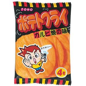 【東豊製菓】40円　ポテトフライ〈カルビ焼き味〉（20袋入）