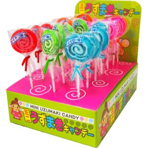 【山中製菓】60円　ミニうずまきキャンデー（20本入）