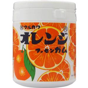 【丸川製菓】400円　オレンジマーブル ボトルガム（6個入）　　　｛駄菓子　駄菓子屋　だがし　容器入...