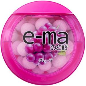 UHA味覚糖　e-maのど飴容器 グレープ（6個入）