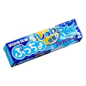 UHA味覚糖　ぷっちょ ストロングソーダ（10個入）