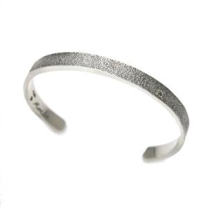 送料無料 スモーキークォーツ シルバーバングル 銀製 925 シンプル オリジナル カジュアル おし...