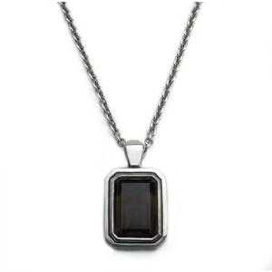 [送料無料][D4.　XXXX - fourth -]スモーキークォーツ×シルバーペンダント メンズ...