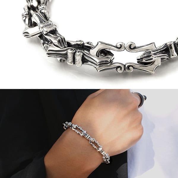 [送料無料][D.four]シルバーブレスレット  DAgDART DF-061