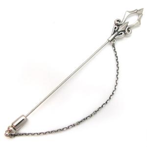 【メール便！送料無料※指定日・ 代引き不可】ラペルピン ストールピン チェーン シルバー スーツ ア...