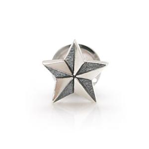 【メール便！送料無料※指定日・ 代引き不可】ラペルピン ピンズ 星 スター シルバー 人気 おしゃれ...