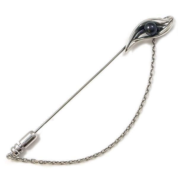 ラペルピン スーツ 真珠 パール アコヤ貝 メンズ 銀製 送料無料 パーティーアクセ 人気 プレゼン...