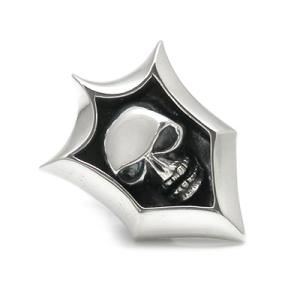 送料無料 ラペルピン スカル 髑髏 ドクロ スーツ シルバー メンズ チェーン 925 人気 プレゼ...