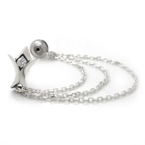 送料無料 ラペルピン スーツ シルバー キュービックジルコニア メンズ チェーン 925 人気 プレ...