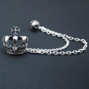 誕生石 ラペルピン スーツ シルバー メンズ クラウン 王冠 シルバー925 人気 プレゼント パー...