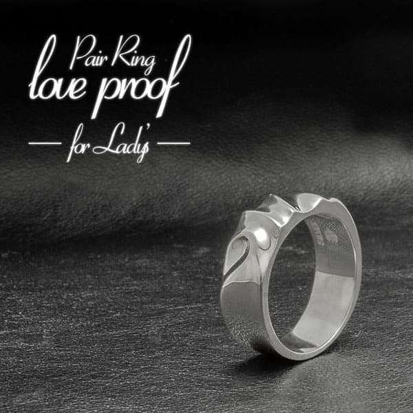 【メール便！送料無料※指定日・代引き不可】レディス シルバーリング 名入れ 刻印 合わせるとハート ...