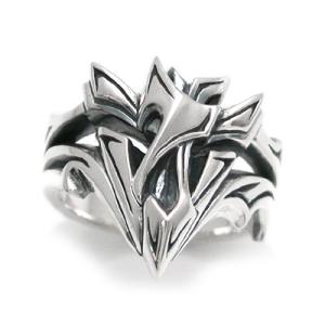 【送料無料】 シルバーリング[Dshade] メンズ 刻印 DAgDART ダグダート  DR-23...