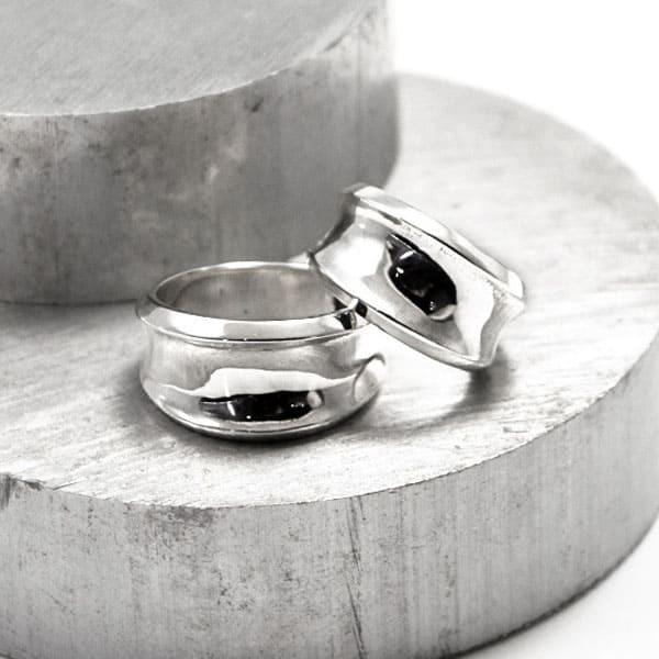 [送料無料] ペアリング リング 刻印 ペア 名入れ シルバー 指輪 カジュアル DAgDART ダ...