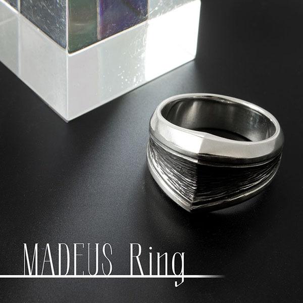 [送料無料] 刻印 シルバーリング/指輪(メンズ)  「MADEUS」 DAgDART/ダグダート ...