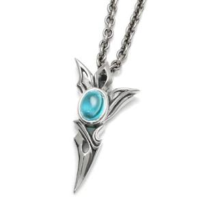 ブルートパーズ ペンダント ネックレス シルバー925 メンズ ギフト オリジナル 送料無料 銀製 ...