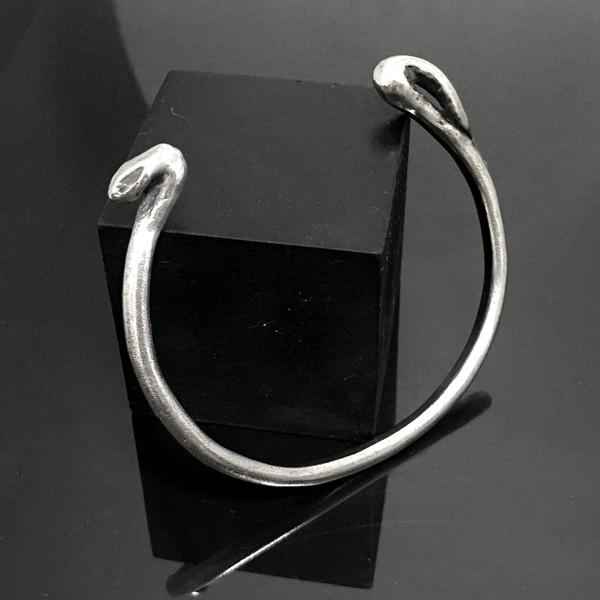 シルバー バングル  プレゼント メンズ 誕生日 クリスマス ギフト ◆ブランド「VILLE　ARG...