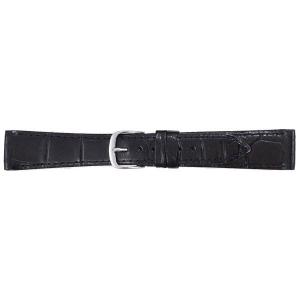 ワニ革 クロコダイル 黒 BWB212AR BAMBI バンビ GREACIOUS グレーシャス 腕時計用 革バンド 国内正規品の商品画像