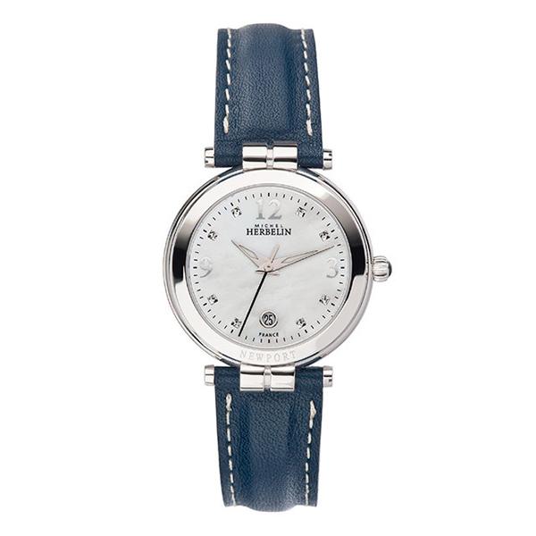 MICHEL HERBELIN ミッシェル エルブラン  14264/AP59BL レディース 腕時...