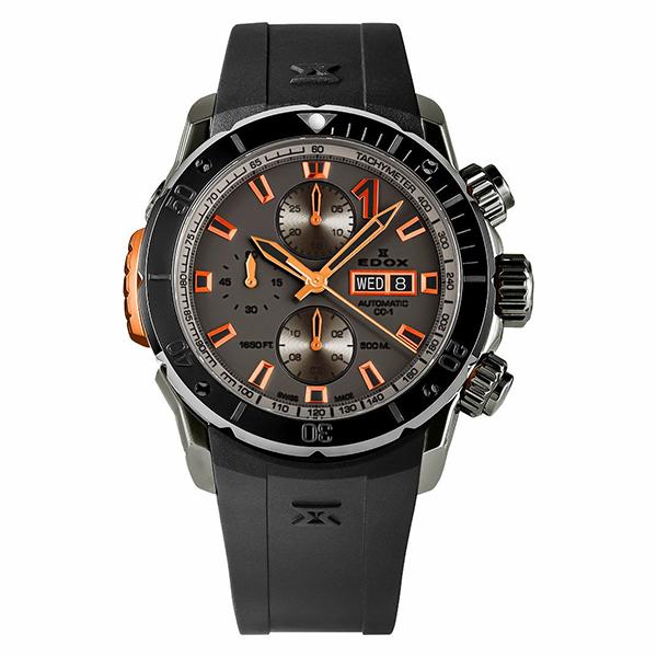 EDOX エドックス クロノオフショア1 ベゼルロック クロノグラフ オートマティック 01128-...