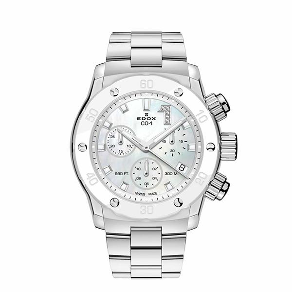 EDOX エドックス クロノオフショア1 クロノレディ 10255-3BM-NADN レディース 腕...