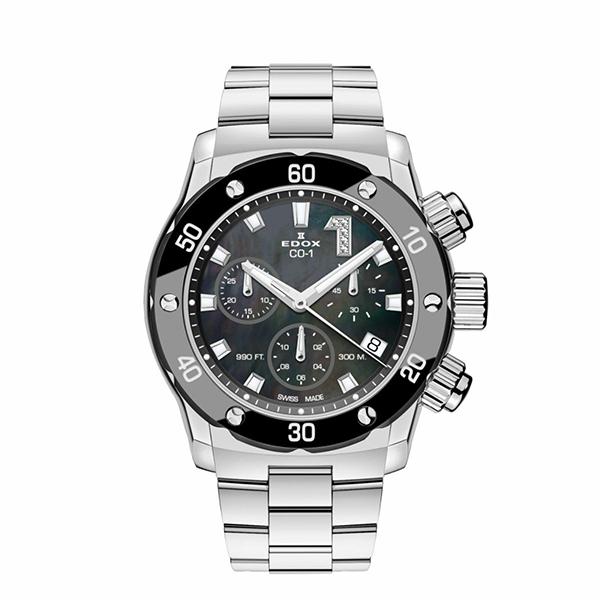 EDOX エドックス クロノオフショア1 クロノレディ 10255-3M-NANDN レディース 腕...