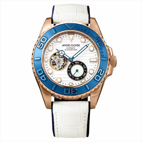 Angel Clover エンジェルクローバー ブルー ホワイト 機械式 SCA44PWH-WH メ...