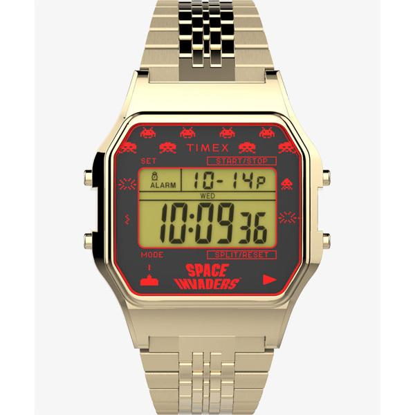 スペース インベーダー ゴールド 金 TW2V30100 TIMEX タイメックス メンズ 腕時計 ...
