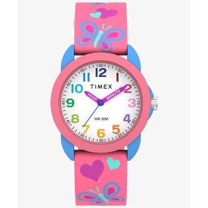 TIMEX タイメックス キッズ アナログ キッズウォッチ カラフルインデックス グラフィック シリコンストラップ TW2Y59700 キッズ用 腕時計 国内正規品 送料
