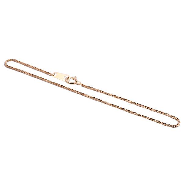 （263586）腕輪 18kゴールド ブレスレット 地金のみ ベネチアンチェーン ブレス シンプル ...