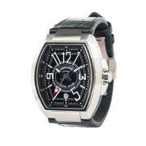 トノー 機械式 自動巻き ブラック シルバー RV1G207L0041 roberto cavalli by FRANCK MULLER ロベルト カヴァリ バイ フランク ミュラー  メンズ 腕時計｜dahdah