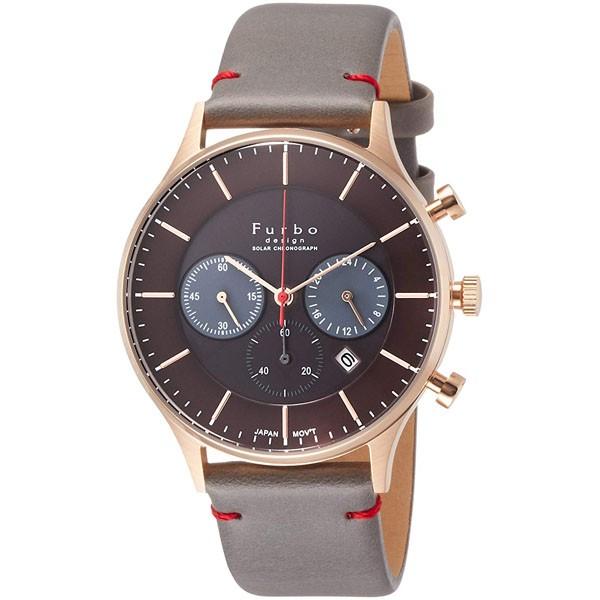 ブラウン ブラック 文字盤 F751-PBRGY Furbo Design フルボデザイン メンズ ...