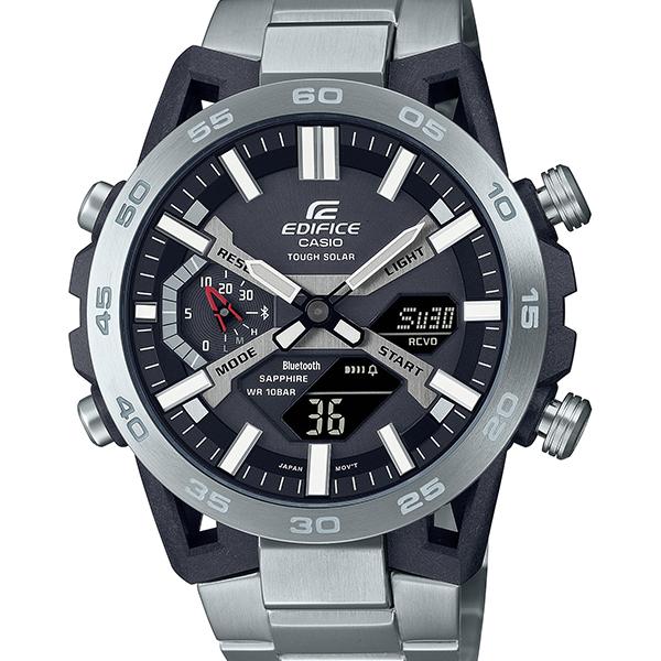 シルバー ブラック モバイルリンク ECB-2000YD-1AJF エディフィス EDIFICE カ...