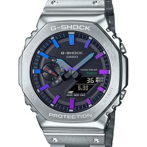 G-SHOCK Gショック ジーショック カシオ CASIO フルメタル レインボーカラー アクセント GM-B2100PC-1AJF メンズ 腕時計 国内正規品 送料無料｜腕時計 Chronostaff DAHDAH