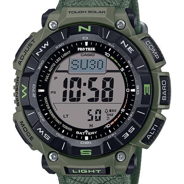 プロトレック PROTREK CASIO カシオ SPORTS PRG-340 難燃クロスバンド ク...