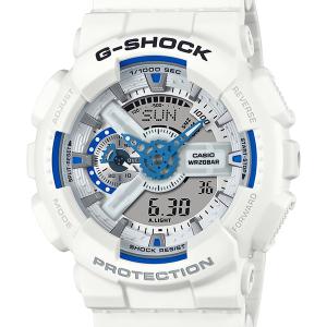 G-SHOCK ホワイト ブラック 白 黒 八角形 GA-2100-7AJF CASIO