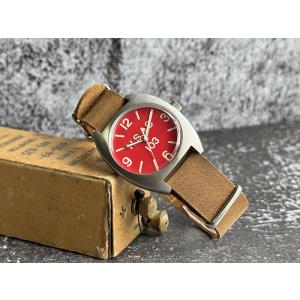 M.R.M.W. モントルロロイ ミリタリーウォッチ Royal 0052 H.S. Red レッド 赤 0052-red-18-05CRF メンズ 国内正規品 送料無料 爆買