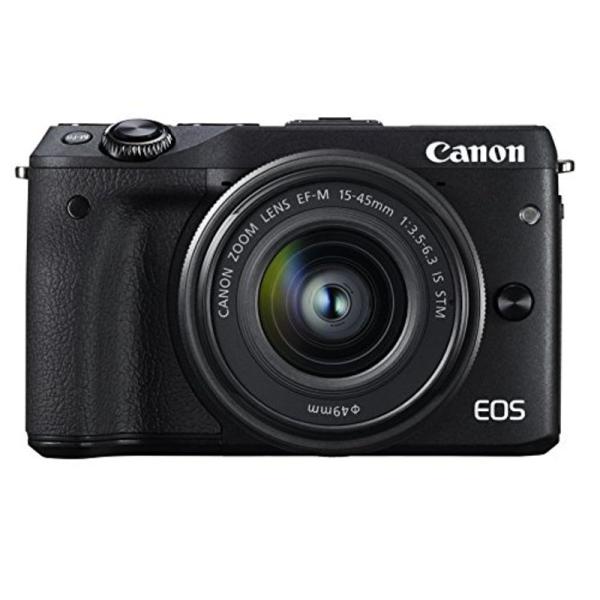 Canon ミラーレス一眼カメラ EOS M3 レンズキット(ブラック) EF-M15-45mm F...