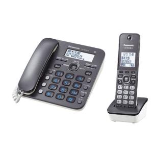 パナソニック RU・RU・RU デジタルコードレス電話機 子機1台付き 1.9GHz DECT準拠方式 ダークメタル VE-GD32DL-H｜dai10ku